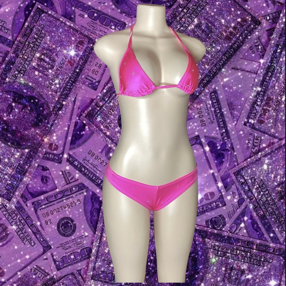 Exotic dancewear stripper outfit scrunch butt set